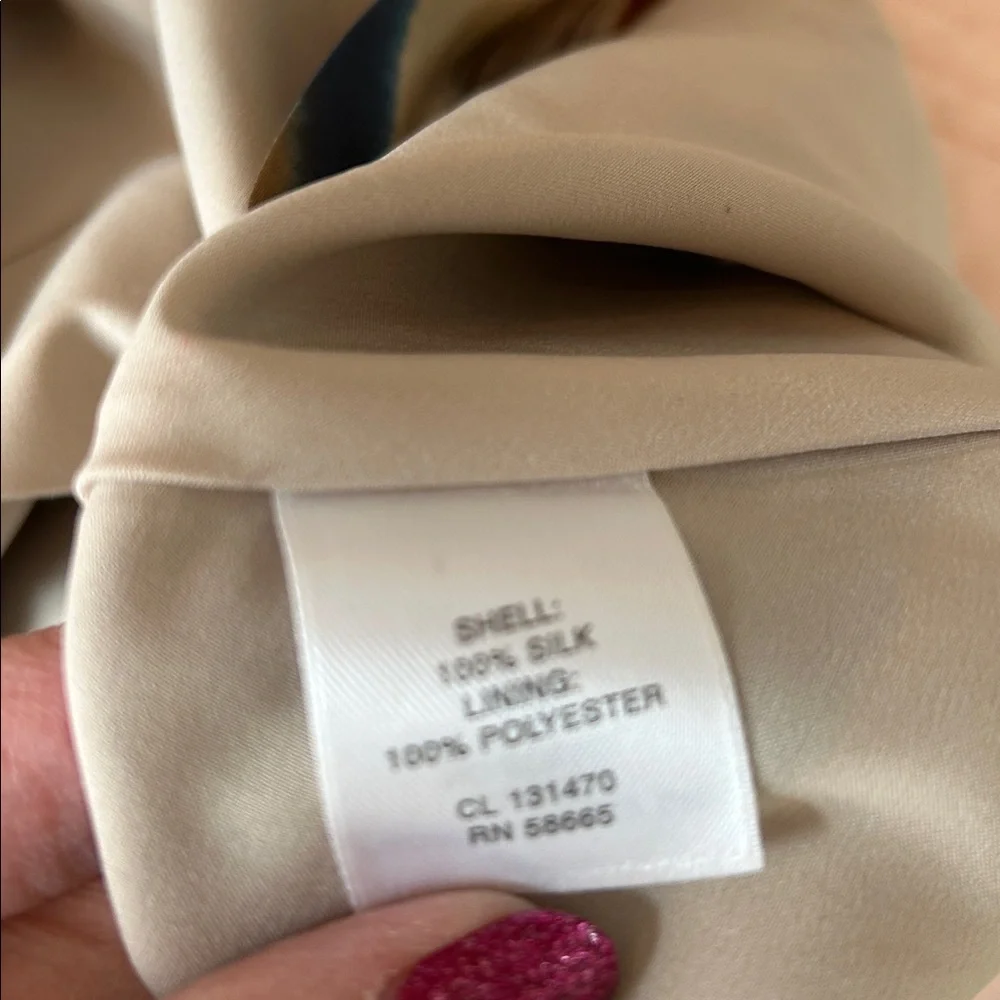GUC Anthropologie Classiques Entier 100% Silk Dress(size 8) - Picture 7 of 7